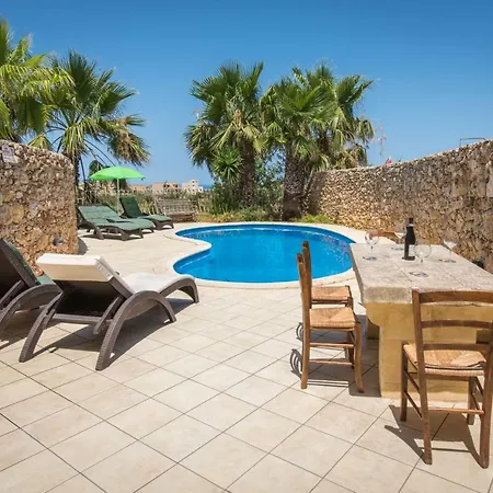 Ferienhaus The Palms - Farmhouse With Private Pool In Island Of Gozo Nadur